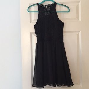 Alya Black Lace Dress